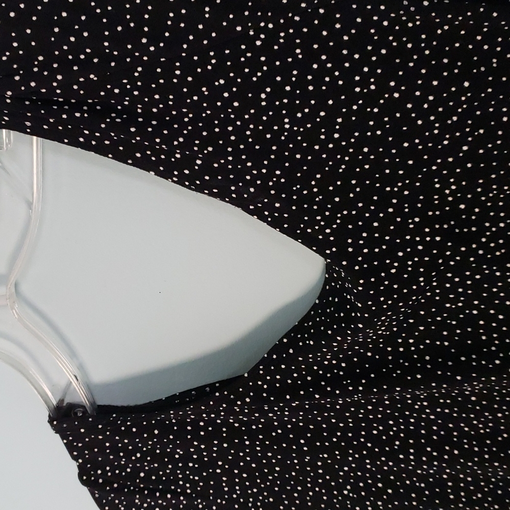 Like new maxi. V in back. Tiny polka dot. Stretchy  comfy